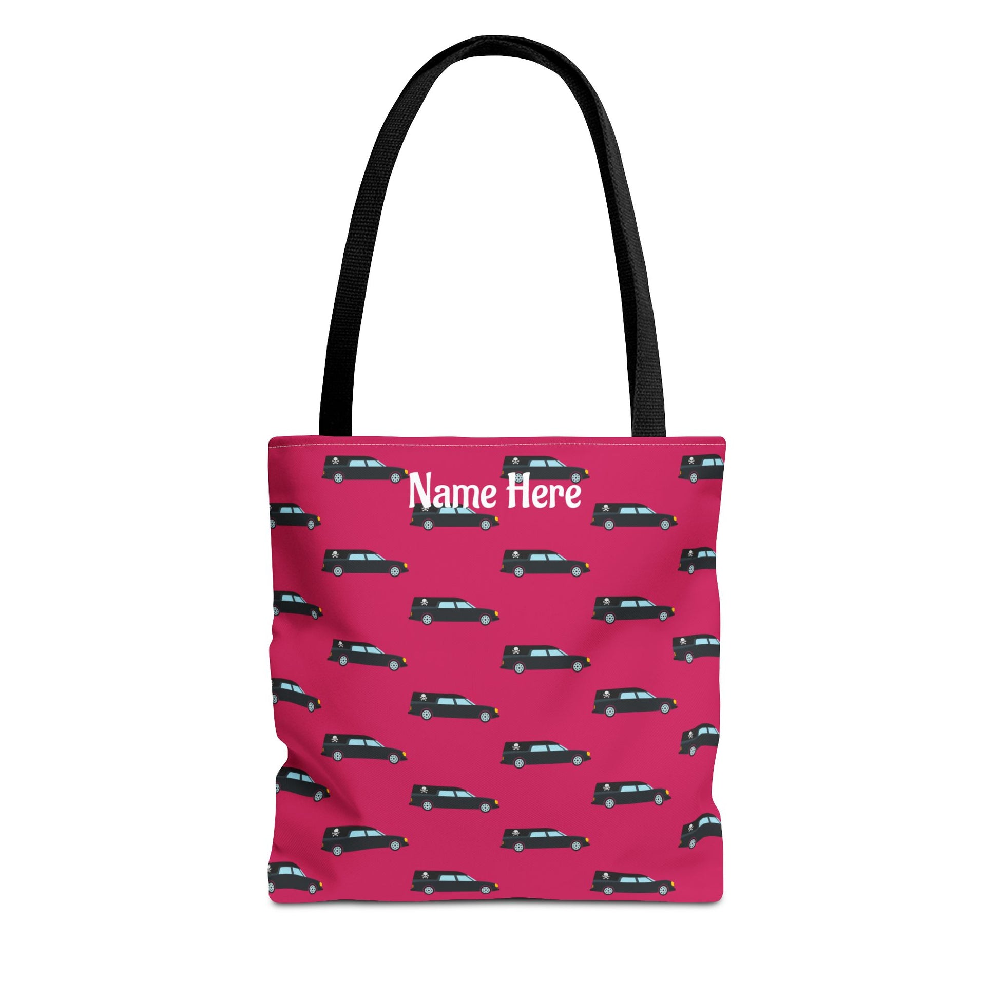 Personalized Pink Hearse Tote Bag