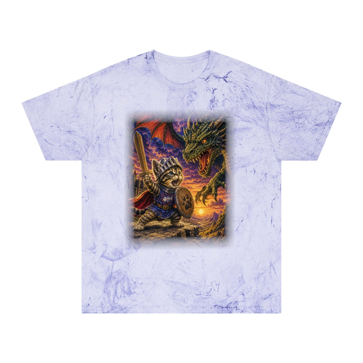 Retro Fantasy Kitten Graphic Tee